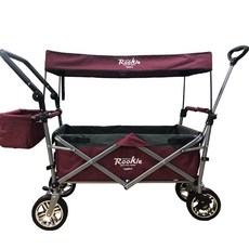 Rookie 피크닉 유아웨건, 그레이 + 와인 출산/유아동/완구/교구 반품 최저가 199,230원