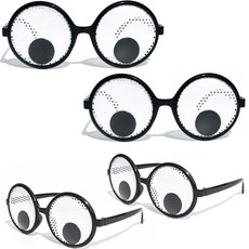 파티쇼 코메디 눈알 안경, 혼합색상, 4개 완구/취미/역할놀이 반품 최저가 6,710원