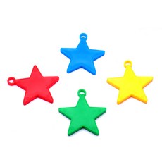 무드포인트 헬륨풍선 고정용 파티 소품 4종 세트, 별, 1세트 문구/오피스/파티/이벤트 반품 최저가 6,570원