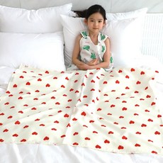 베베슈에뜨 유아용 인견 블랭킷, 스윗하트 출산/유아동/유아동침구 반품 최저가 16,330원