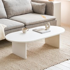 메종드꼼마 벤티 거실 테이블, 화이트 undefined/undefined 반품 최저가 44,960원
