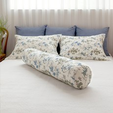 바자르 로즈마리 풍기인견 바디필로우 커버 + 솜, 블루그린 홈인테리어/침구 반품 최저가 19,610원