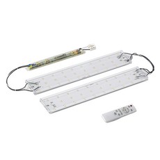 룸인 FPL 36W 형광등 2등 대체용 스마트 리모컨 밝기조절 + 색상변환 LED DIY 모듈 50W 세트, 1세트 생활용품/생활전기용품 반품 최저가 50,410원