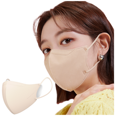 CLA 슬림핏 중형 새부리형 컬러 마스크, 5매입, 8개, 스킨베이지 undefined/undefined 반품 최저가 13,140원