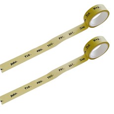 마켓A 리핏 패턴 종이 마스킹 테이프 1.5cm x 5m, 2개, 데이 문구/오피스/학용품/수업준비 반품 최저가 8,510원