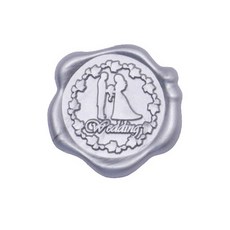 미화부장 완제품 실링 왁스 씰링 왁스 씰왁스 청첩장, 10개, 28 wedding 실버 undefined/undefined 반품 최저가 670원