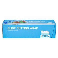 EZn이지엔 슬라이드커팅 위생랩, 200m, 1개 주방용품/일회용품/종이컵 반품 최저가 9,090원