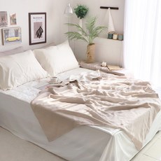 까사베르데 메르 선염면 양면 이불, 베이지 + 아이보리 홈인테리어/침구 반품 최저가 26,400원