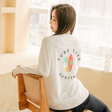 튜브트리 여성용 베이직 긴팔 래쉬가드 스포츠_레저/수영/수상스포츠 반품 최저가 18,910원