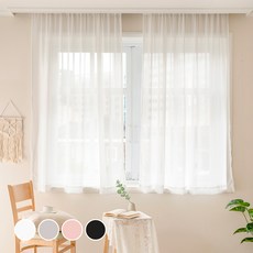 더자리 데일리 네추럴 소프트 쉬폰커튼 2p 세트 홈인테리어/FW 침구샵 반품 최저가 26,020원