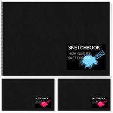 영아트 블랙 미술용 드로잉북 200g + 스티커 랜덤발송 3세트, 4절 문구/오피스/미술/화방용품 반품 최저가 7,160원