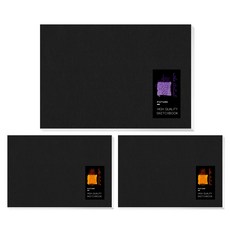 영아트 블랙 미술용 드로잉북 패드타입 35매 + 스티커 랜덤발송, 16절, 3세트 문구/오피스/미술/화방용품 반품 최저가 5,960원