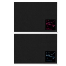 영아트 블랙 전문가 스케치북 패드타입 35매 +스티커 랜덤발송 2세트, 8절 문구/오피스/미술/화방용품 반품 최저가 4,300원