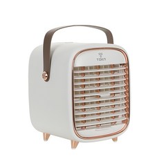 토큰 이노크아든 레트로 프리미엄 미니 냉풍기, TN-MA001(화이트) 가전디지털/계절가전 반품 최저가 42,360원