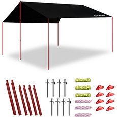 벅703 그늘 암막 타프 폴대 + 설치도구 세트, 랜덤 발송 스포츠/레저/캠핑전문관 반품 최저가 55,570원