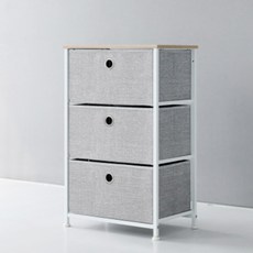 NOVEN 패브릭 서랍장 3단 450730 장난감 수납장 정리함 바구니, 라이트그레이 1870.3557 생활용품/세탁/청소용품 반품 최저가 24,450원