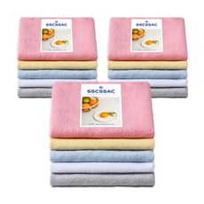 쓱싹 레인보우 극세사 행주 5종 세트, 3세트 주방용품/행주 반품 최저가 10,500원