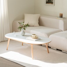 우드레이 핀우드 라운드 테이블 XL, 우드 홈인테리어/가구 반품 최저가 45,320원