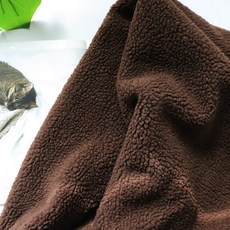 대폭 단면 덤블링 털원단, 코코아, 1개 홈인테리어/원단 반품 최저가 9,790원