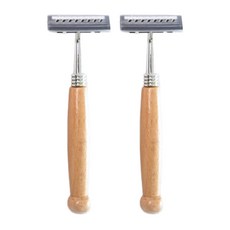 칼리오페 남성용 클래식 우드 일회용 면도기, 1개입, 2개 생활용품/구강/면도 반품 최저가 4,880원