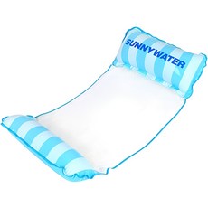 써니워터 스트라이프 해먹 성인용 튜브 132cm, 스카이, 1개 undefined/undefined 반품 최저가 9,340원