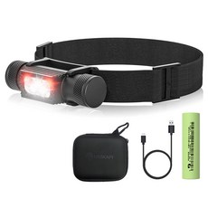 LED 충전식 등산 낚시 랜턴, 나스카피 롤링몬스터 헤드랜턴, 1개 생활용품/재난/방역용품 반품 최저가 28,410원