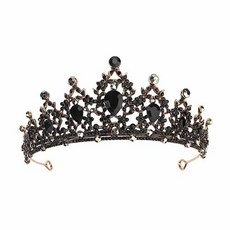 꽃 포인트 셀프웨딩 티아라 tra003, 블랙, 1개 문구/오피스/파티/이벤트 반품 최저가 9,400원