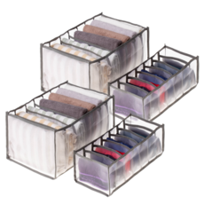 코멧 홈 메쉬 옷정리함 L size 2p + M size 2p, 1세트 홈인테리어/수납/정리 반품 최저가 7,230원