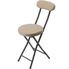 니토리 접이식 슬림형 푹신한 쿠션 라운드 등받이 체어 의자, 모카, 1개 undefined/undefined 반품 최저가 13,180원