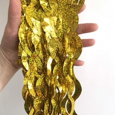 셀레네 시미터 웨이브 레인 커튼 1m X 2m 2p, 골드, 1개 문구/오피스/파티/이벤트 반품 최저가 6,670원