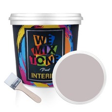 WEMIXTONE INTERIOR 수성 페인트 1L + 붓, WMT0237P01 + 랜덤 발송, 1세트 undefined/undefined 반품 최저가 10,660원