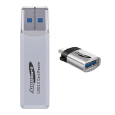 애니포트 USB 3.0 SD 카드리더기 + USB 3.0 C타입 OTG 젠더, AP-U30W(카드리더기), 화이트, 1개 가전디지털/휴대폰 액세서리 반품 최저가 5,920원