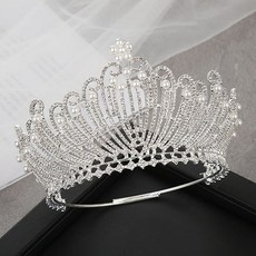 에스텔라 진주 셀프웨딩 크라운 티아라 naa999, 실버, 1개 문구/오피스/파티/이벤트 반품 최저가 29,100원