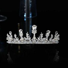 데이먼 다양한 비즈 포인트 셀프웨딩 티아라 6368, 실버, 1개 문구/오피스/파티/이벤트 반품 최저가 2,380원