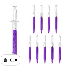 주사기 형광펜, 퍼플, 10개 문구/오피스/학용품/수업준비 반품 최저가 12,000원