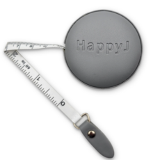 해피제이 휴대용 미니 원형 가죽 줄자 그레이, 1개, 1.5m 문구/오피스/미술/화방용품 반품 최저가 5,180원