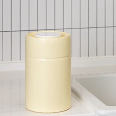 퍼플플라스틱 실루엣 음식물쓰레기통, 옐로우, 1개 주방용품/음식물쓰레기통 반품 최저가 18,010원