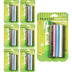 샤프식 지우개 케이스 + 리필 지우개 3종 세트, 초록, 7세트 문구/오피스/학용품/수업준비 반품 최저가 9,640원