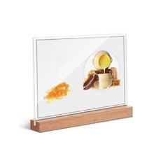 헤이러쉬 아크릴 메뉴판꽂이 가로 1, 1개 문구/오피스/보드/칠판/광고 반품 최저가 4,080원