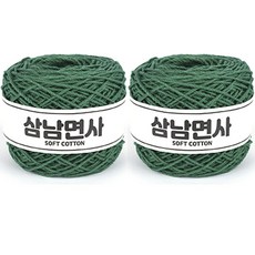 삼남뜨개실 삼남면사 뜨개실 18합 200g, 25 다크 그린, 2개 홈인테리어/뜨개질용품 반품 최저가 16,730원