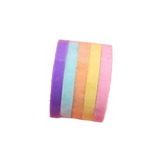 낭만일상 무지개 마스킹 테이프 5종 세트 1.2mm, 혼합색상, 1세트 문구/오피스/학용품/수업준비 반품 최저가 2,690원