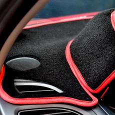 어바인클래스 펠트 논슬립 대쉬보드커버, 블랙 + 레드, 현대, 현대 아반떼 CN7 2020년~ (센터 유) 자동차용품/인테리어 반품 최저가 10,020원