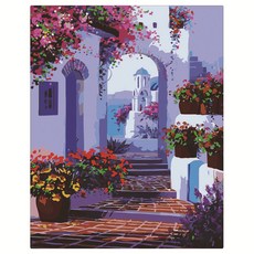 로디즌 DIY 명화그리기 세트 40 x 50 cm, 꽃 계단, 1개 문구/오피스/미술/화방용품 반품 최저가 9,120원