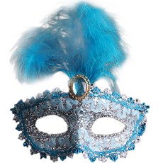 루미에르루체 르네상스 가면 무도회 마스크, 블루, 1개 문구/오피스/파티/이벤트 반품 최저가 11,490원