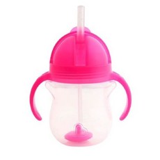 먼치킨 손잡이 추 빨대컵, 207ml, 1개, 랜덤 발송 주방용품/유아동컵/빨대컵 반품 최저가 7,610원