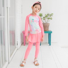 로로샤 여아용 엘루 래쉬가드 상의 + 워터 치렝스 세트 출산/유아동/유아동패션 반품 최저가 19,570원