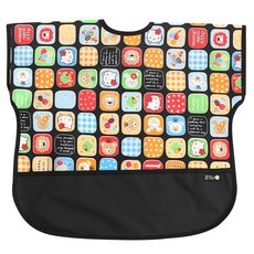 플리에 배색 방수 반팔 턱받이, 20블랙키티, 1개, 1개입 출산/유아동/출산준비물/선물 반품 최저가 8,680원