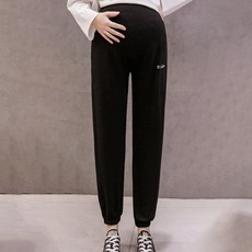 임산부 스포티 쫀쫀한 발목 캐주얼 바지 출산/유아동/임부/태교용품 반품 최저가 3,450원