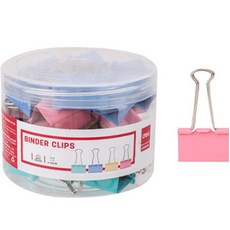 델리 파스텔 더블클립 D0733, 소, 40개입, 2개 문구/오피스/학용품/수업준비 반품 최저가 6,370원