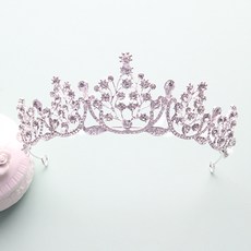 에스텔라 리프 보석 웨딩 티아라 WT102, 1개, 실버화이트 문구/오피스/파티/이벤트 반품 최저가 6,000원
